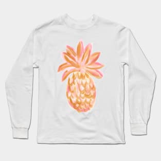 Pink Gold Pineapple - Golden Hour Long Sleeve T-Shirt